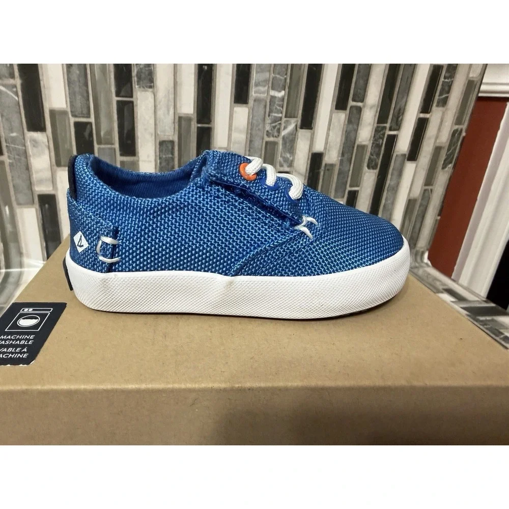 Sperry Kids Bodie Jr Washable Shoes Blue Size 5 Little Kids